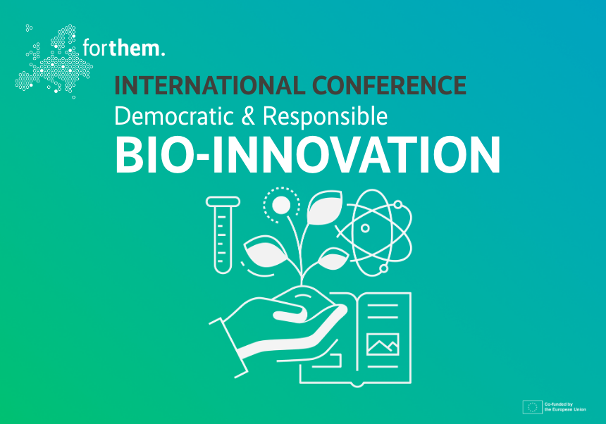 Cartell conferència internacional sobre innovació bioresponsable